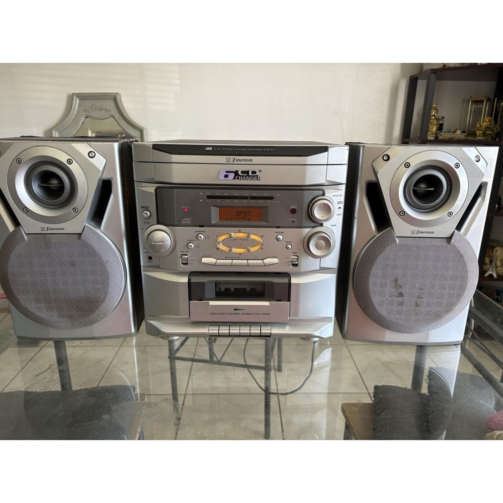 Emerson MS9700 6-Disc CD Changer Stereo System AM/FM Radio Cassette Repair